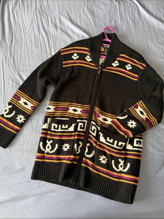 Wrangler Retro Sweaters - Ladies Wrangler Retro Cowboy Full Zip - Medium